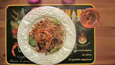 Pad Thai dish